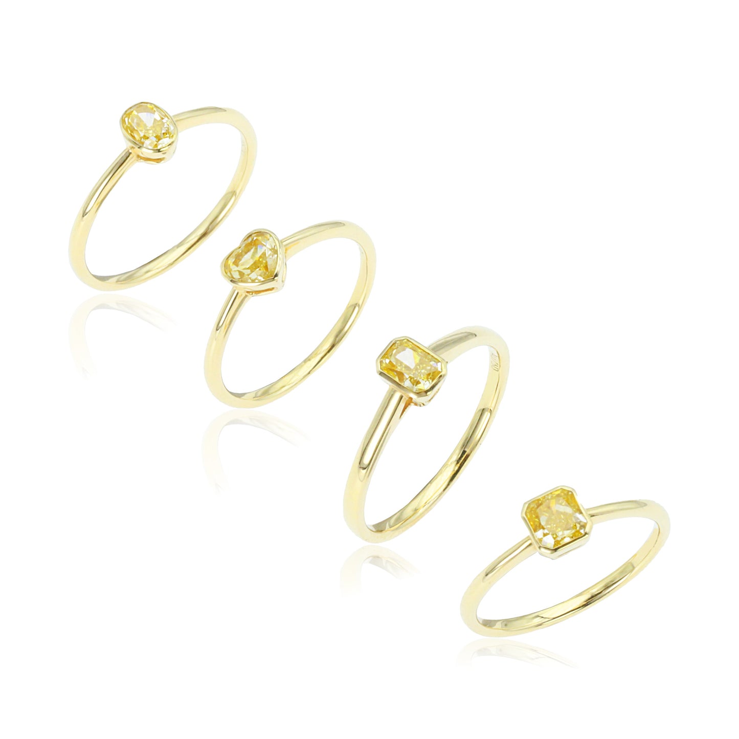 14k gold 0.50 ctw solitaire h vs diamond ring
