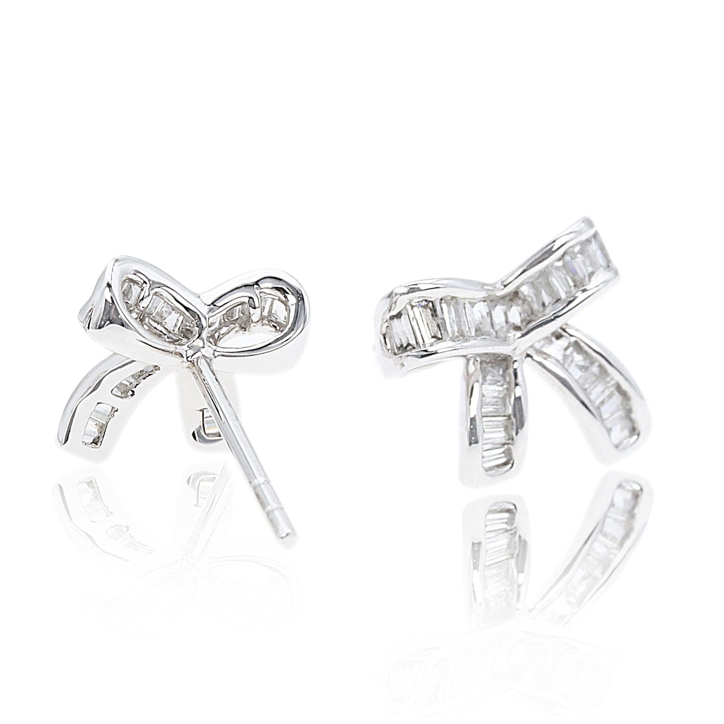 14k/18k gold 0.20 ctw h diamond stud earrings