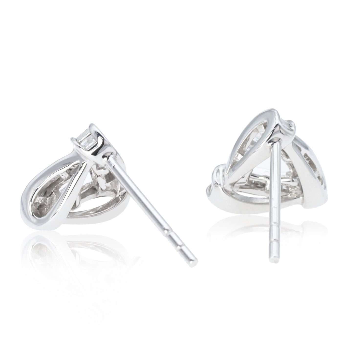 14k/18k gold 0.24 ctw h diamond stud earrings