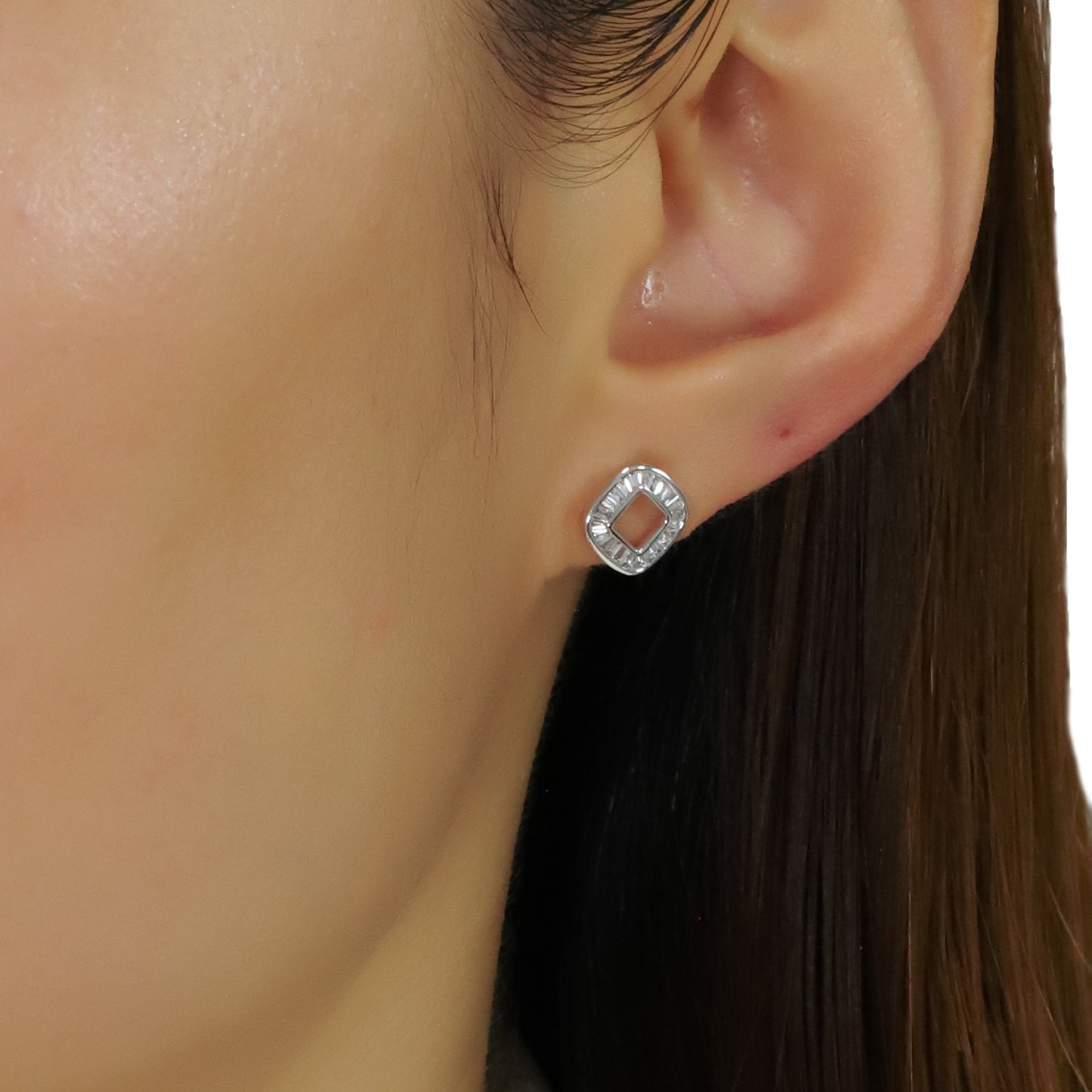 14k/18k gold 0.28 ctw h diamond stud earrings