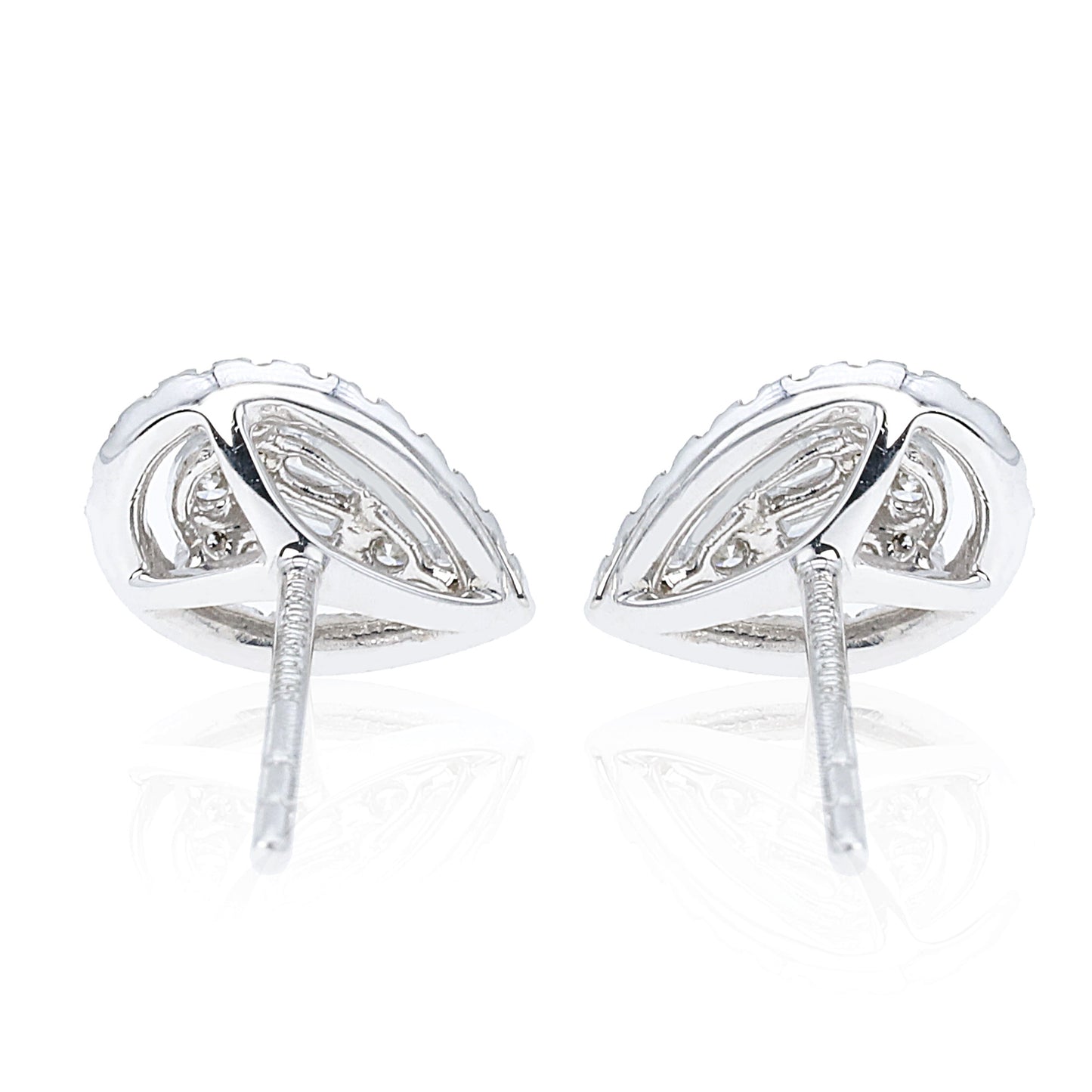 14k/18k gold 0.24 ctw h diamond stud earrings