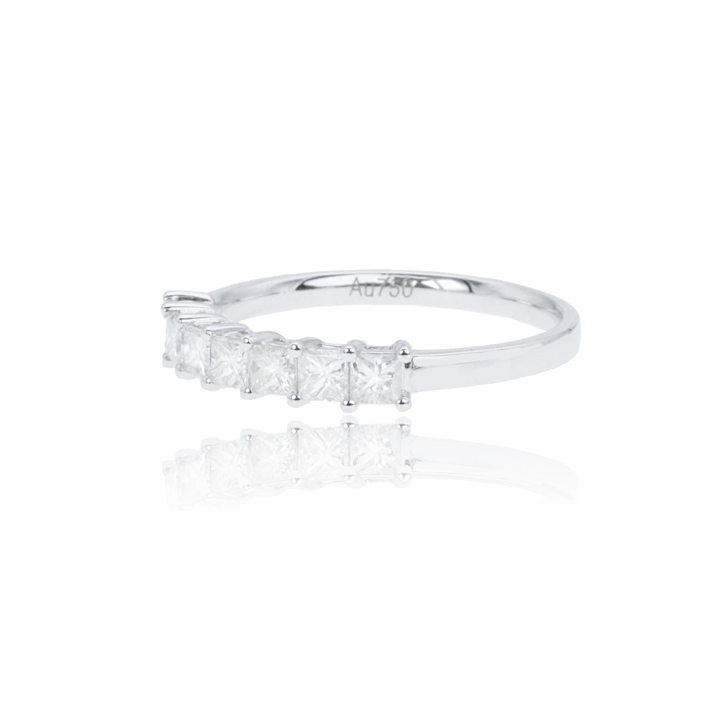 14k/18k white gold 0.56 ctw h vs diamond ring