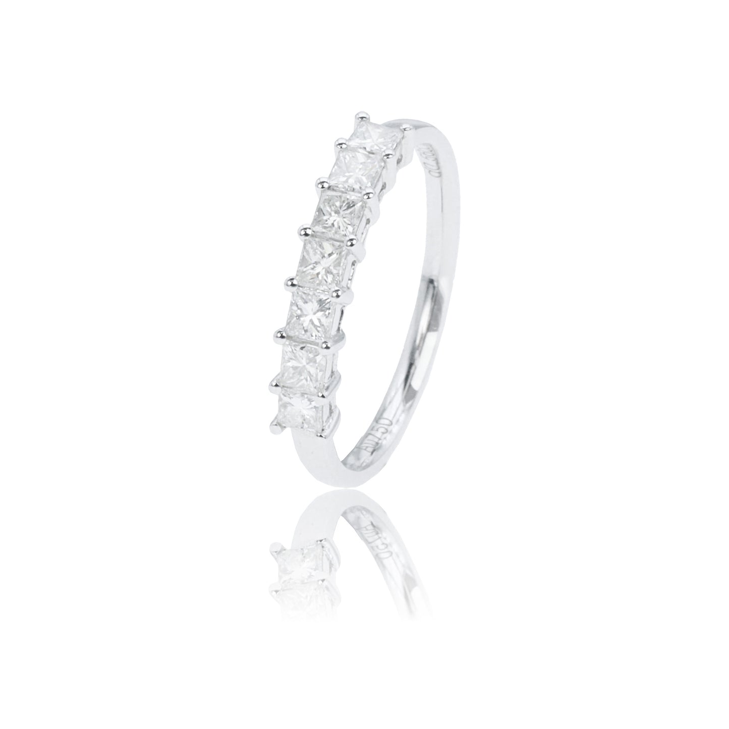 14k/18k white gold 0.56 ctw h vs diamond ring