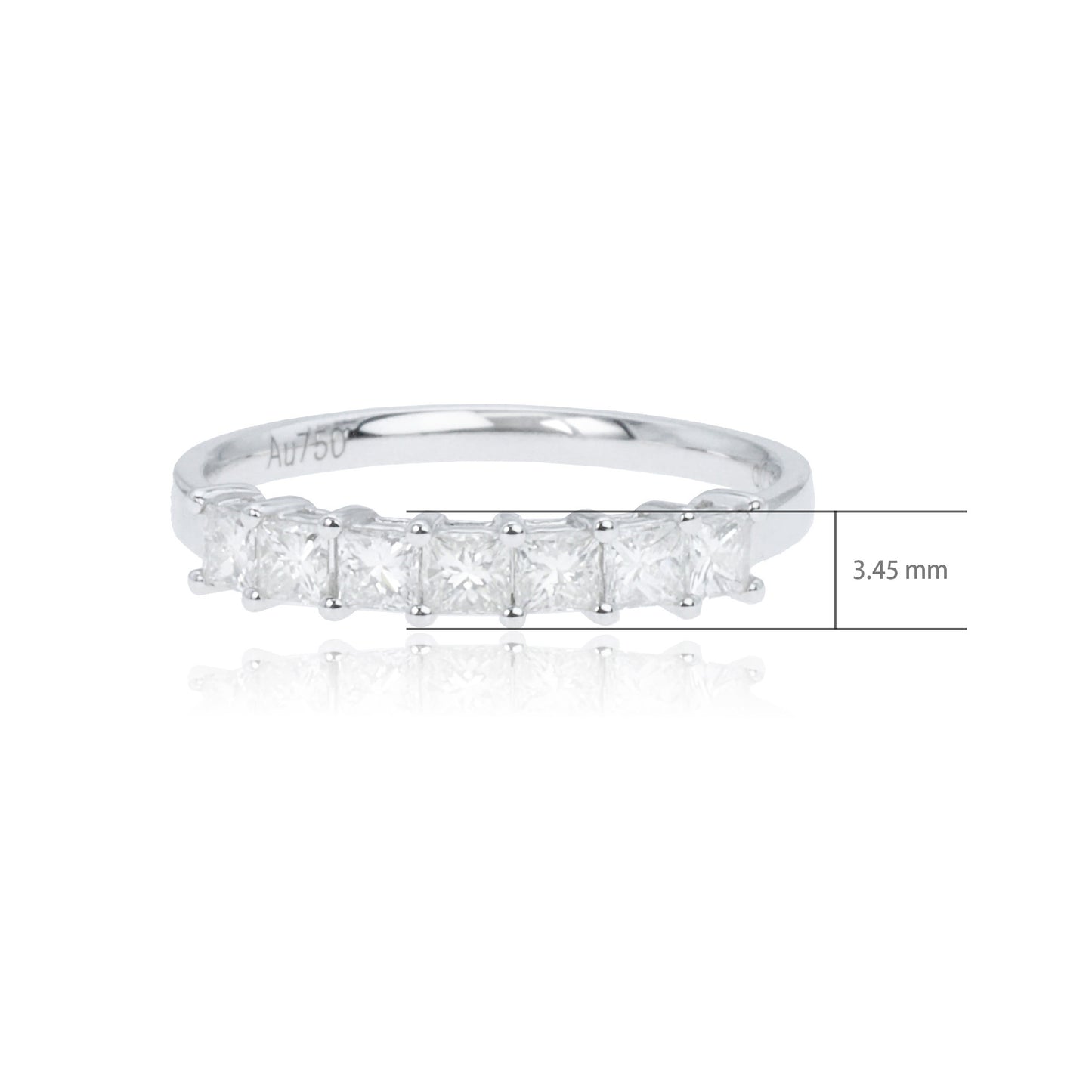 14k/18k white gold 0.56 ctw h vs diamond ring