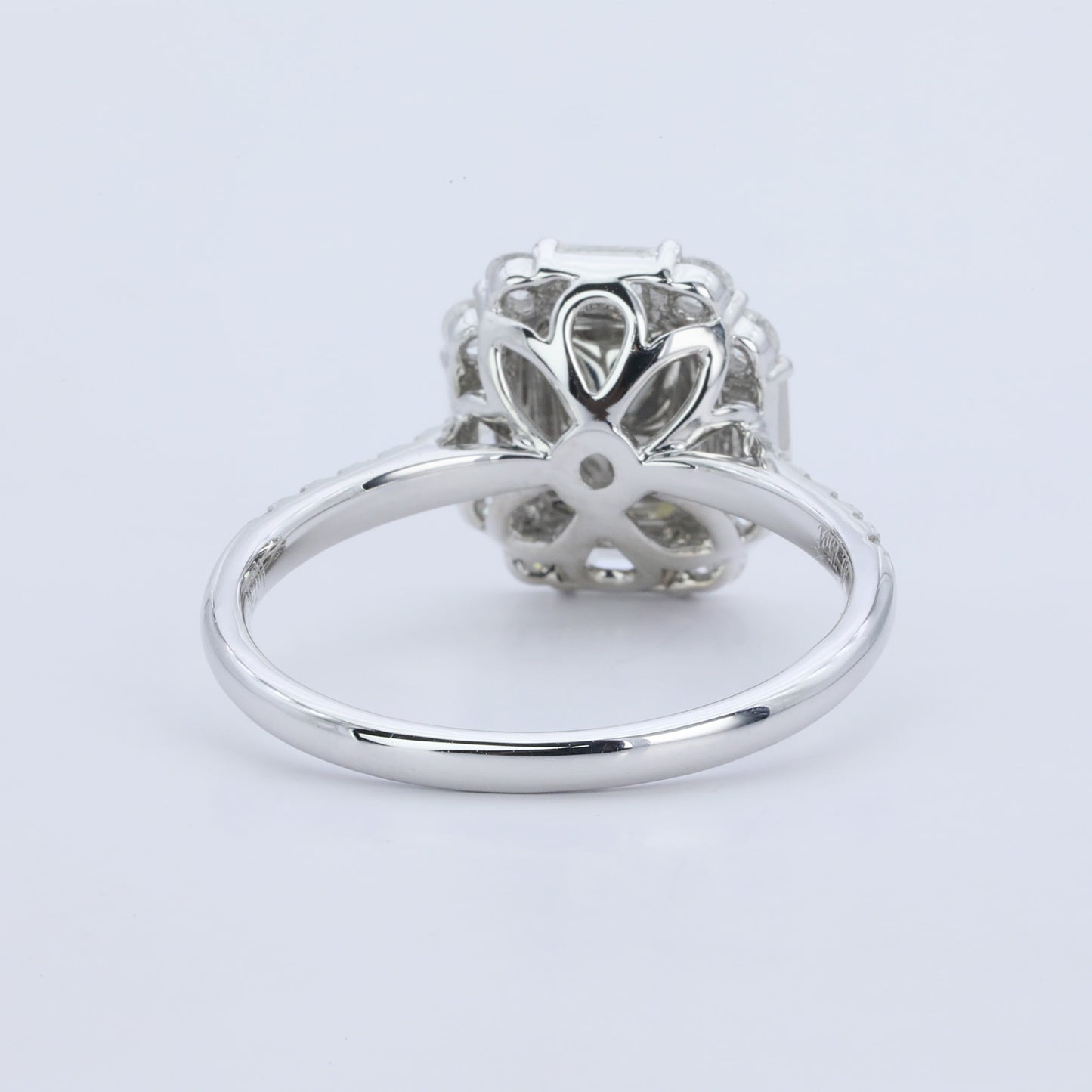 14k/18k white gold 1.37 ctw natural yellow diamond & diamond ring