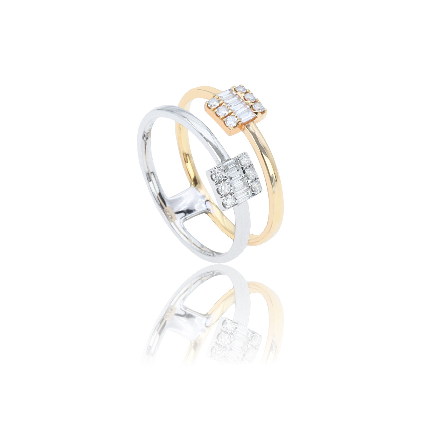 14k gold 0.26 ctw h vs diamond ring