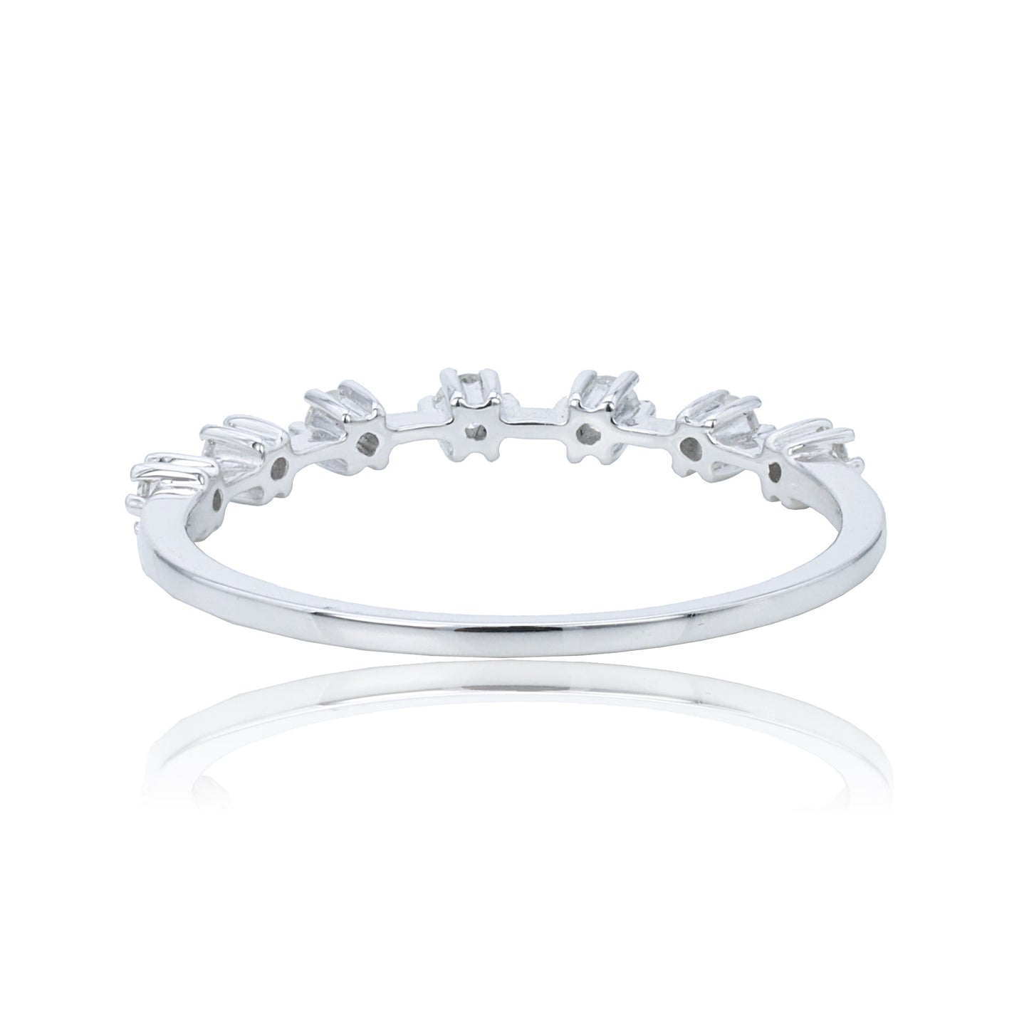 14k/18k white gold 0.18 ctw h vs diamond ring