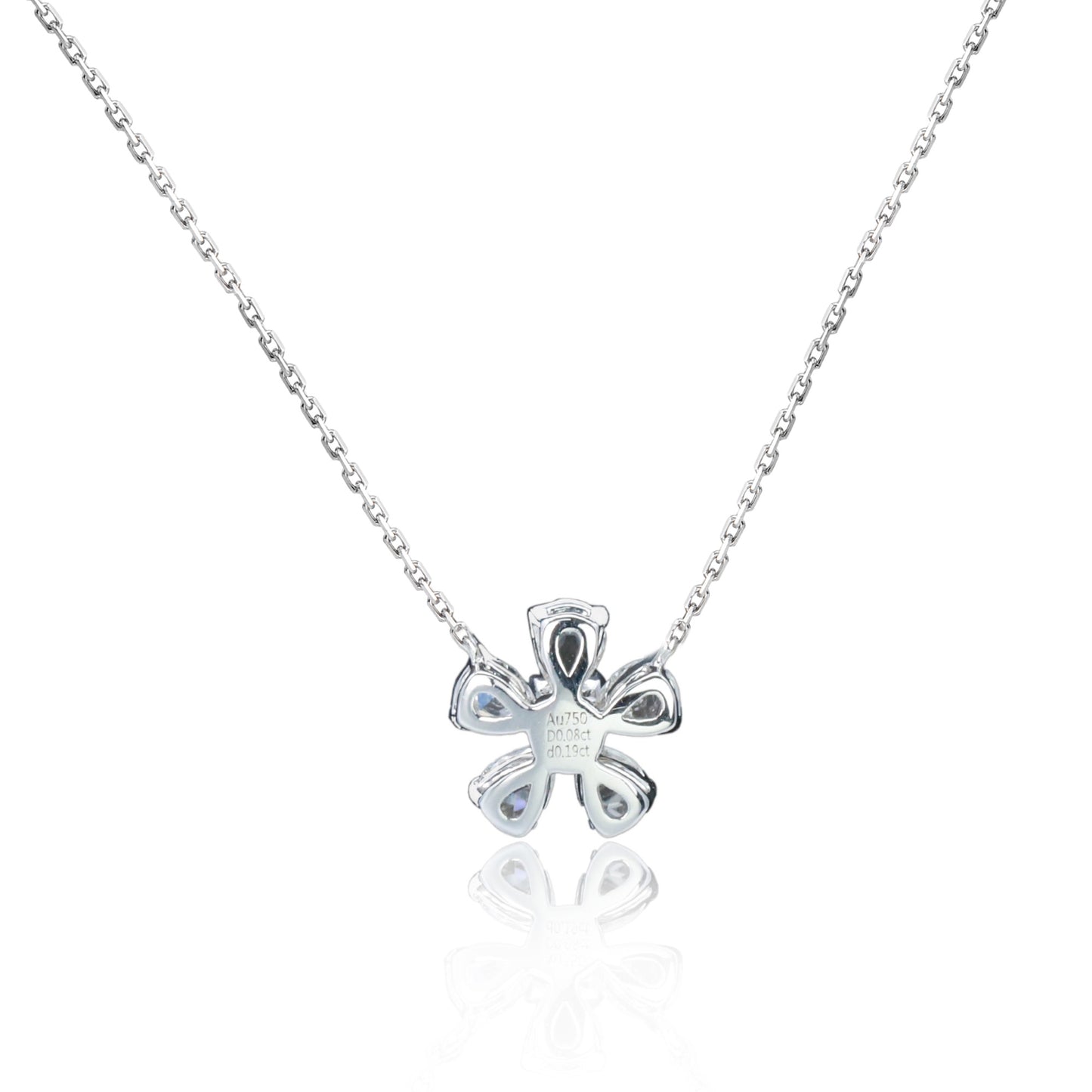 14k/18k gold 0.27 ctw fancy pink diamond & diamond necklace