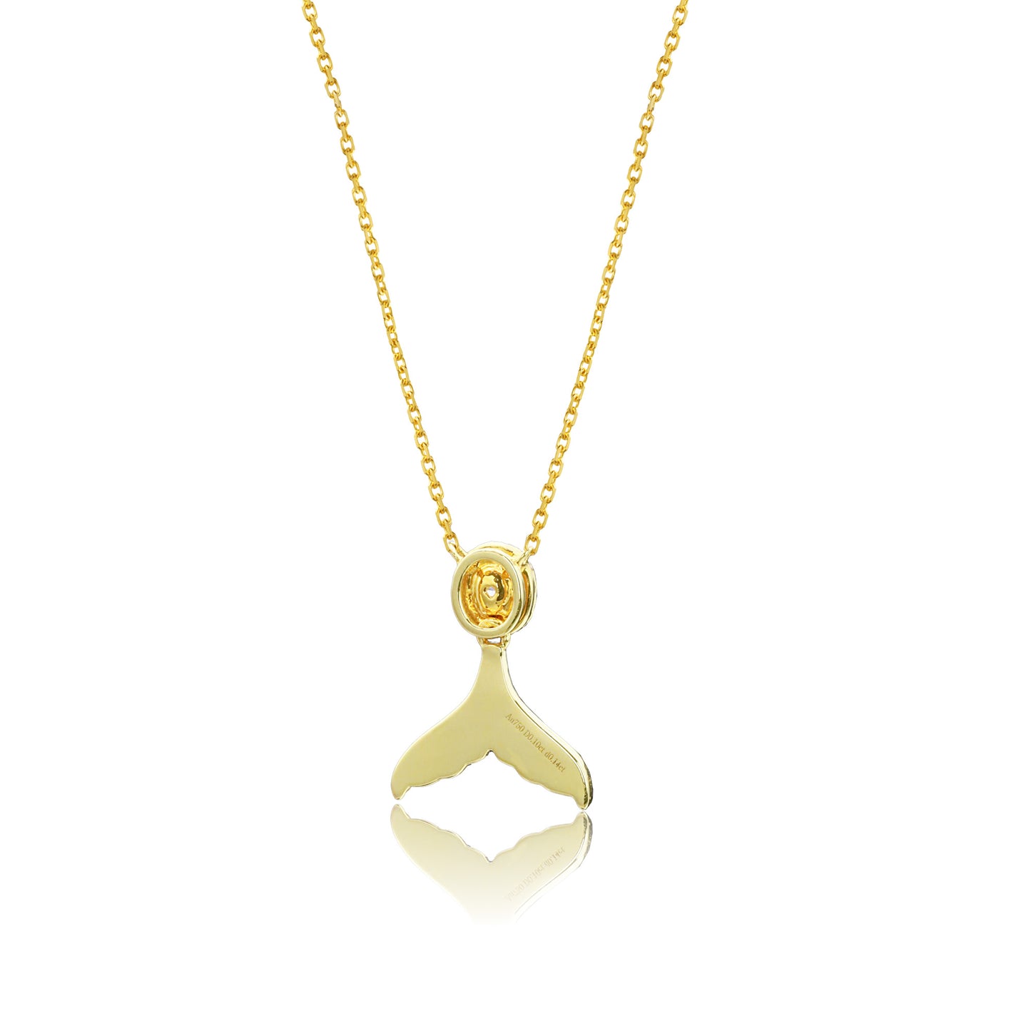 14k/18k gold 0.24 ctw yellow diamond and diamond necklace
