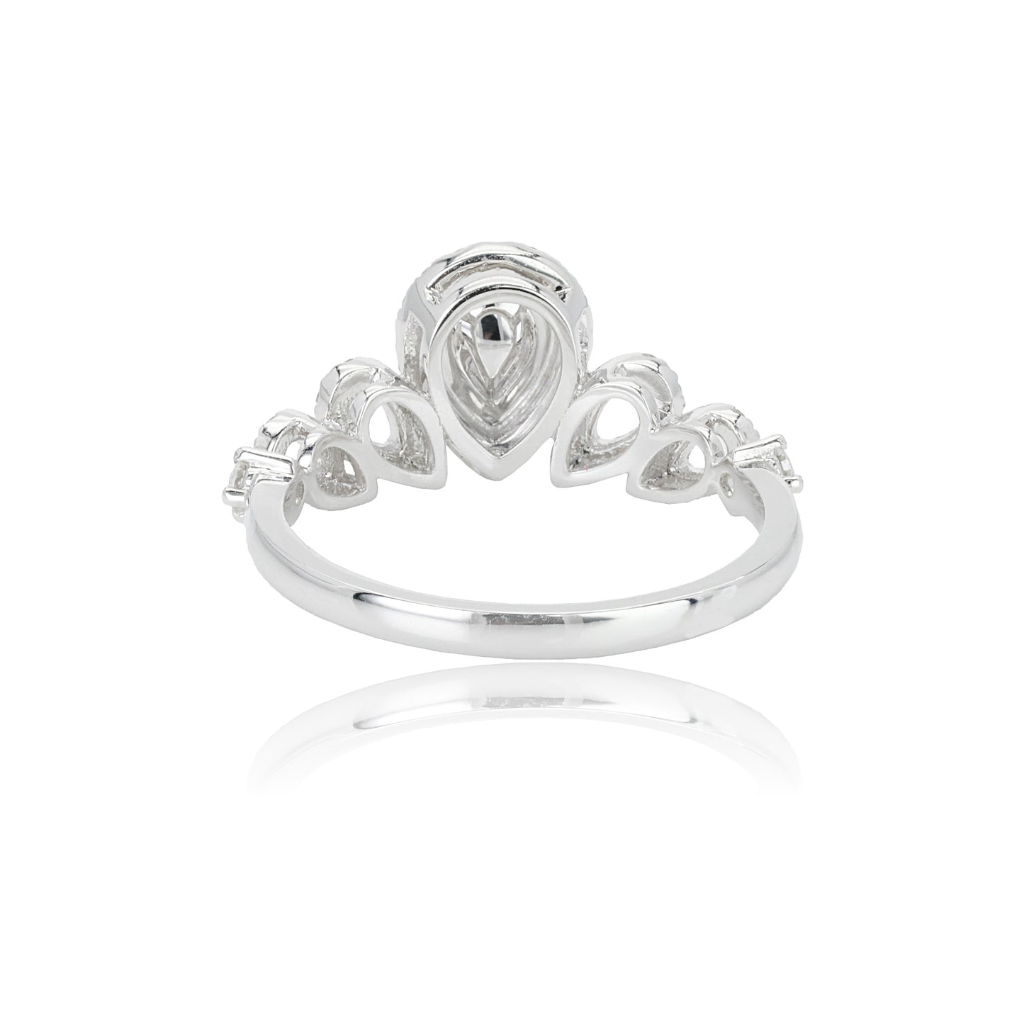 14k/18k white gold 0.45 ctw natural fancy yellow diamond & diamond ring