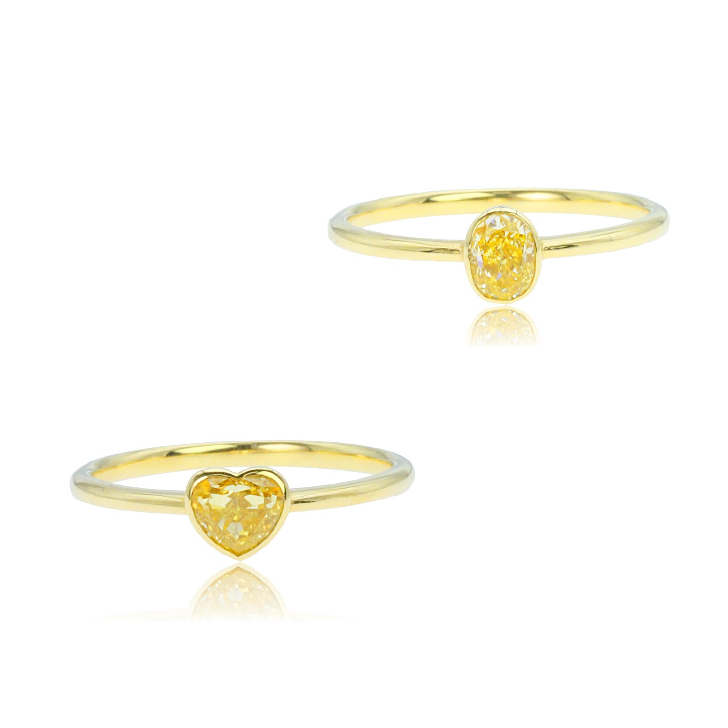 14k gold 0.50 ctw solitaire h vs diamond ring