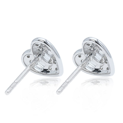 14K/18K GOLD  0.18 CTW H DIAMOND STUD EARRINGS