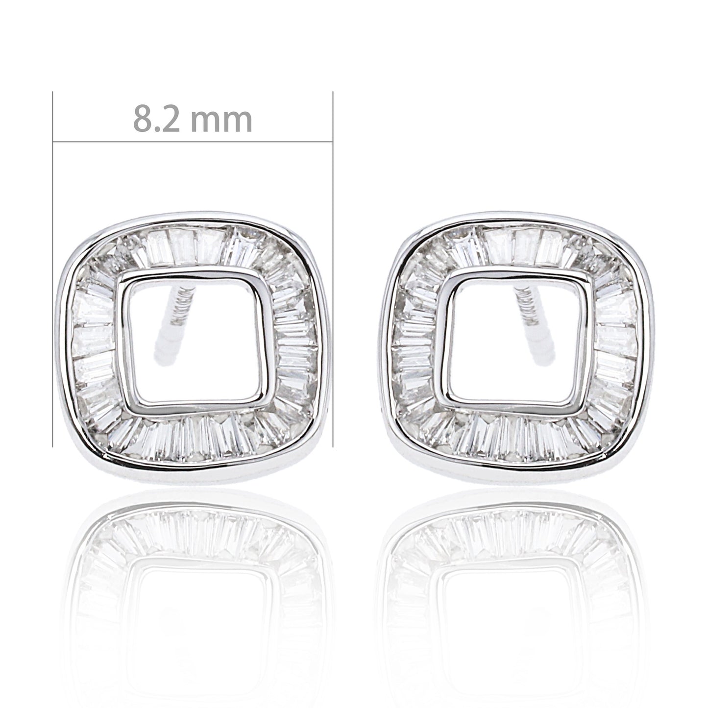 14k/18k gold  0.28 ctw h diamond stud earrings