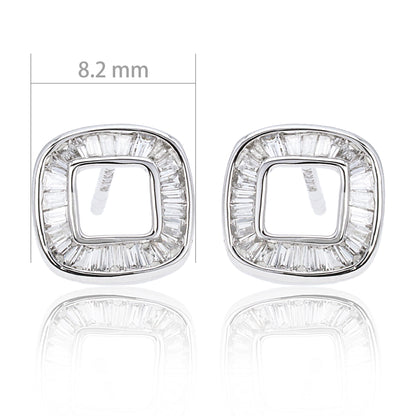 14K/18K GOLD  0.28 CTW H DIAMOND STUD EARRINGS