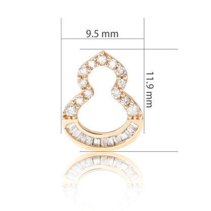 14K/18K ROSE GOLD  0.32 CTW H DIAMOND STUD EARRINGS