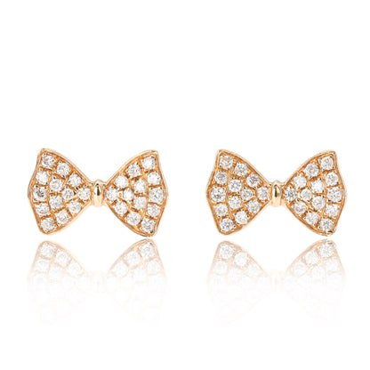 14K/18K ROSE GOLD 0.20 CTW H VS DIAMOND STUD EARRINGS