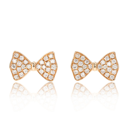 14K/18K ROSE GOLD 0.20 CTW H VS DIAMOND STUD EARRINGS