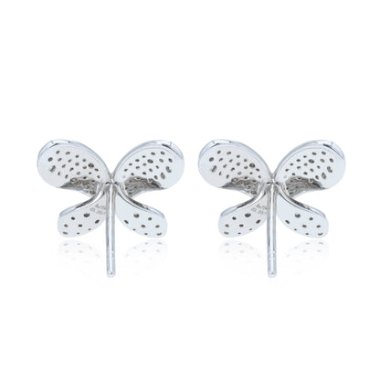 14K/18K WHITE GOLD 0.40 CTW H VS DIAMOND STUD EARRINGS