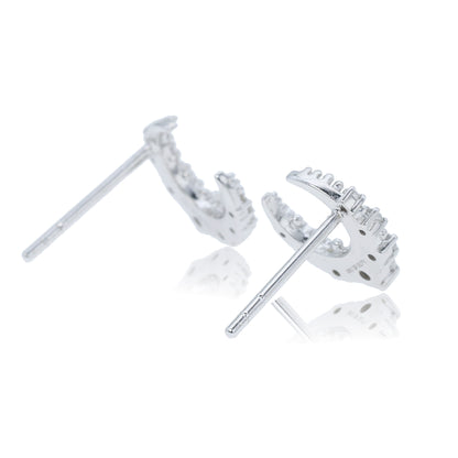 14K/18K WHITE GOLD 0.26 CTW H VS DIAMOND EARRINGS