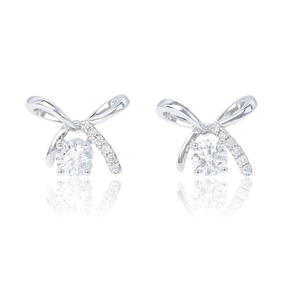 14K/18K WHITE GOLD 0.28 CTW H VS DIAMOND STUD EARRINGS