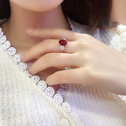 Personalized 3 Stone Birthstone Ring – Triple Birthstone Gift for Mom – Three Stone Engagement Ring – Custom Family Birthstone Jewelry