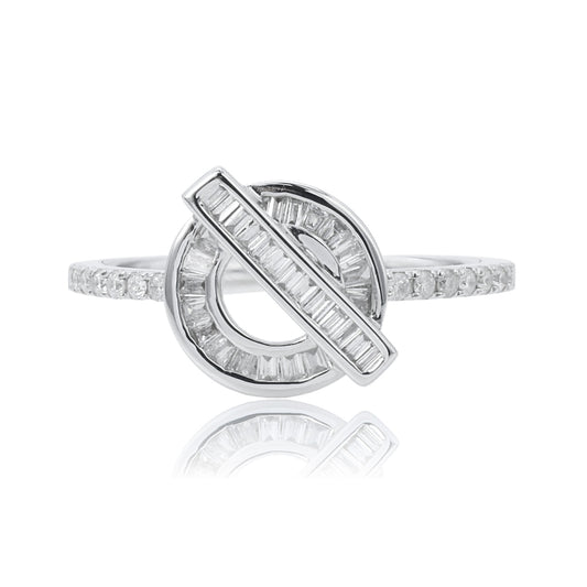 14K/18K WHITE GOLD 0.19 CTW VS H DIAMOND RING