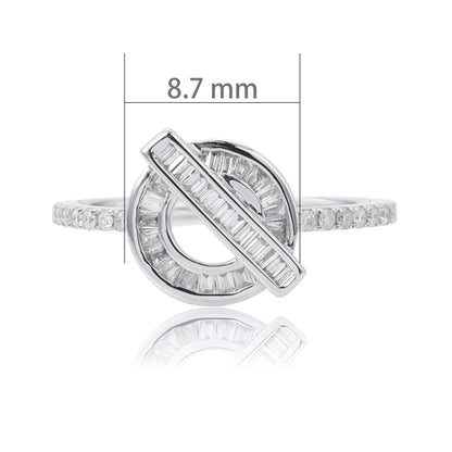 14K/18K WHITE GOLD 0.19 CTW VS H DIAMOND RING