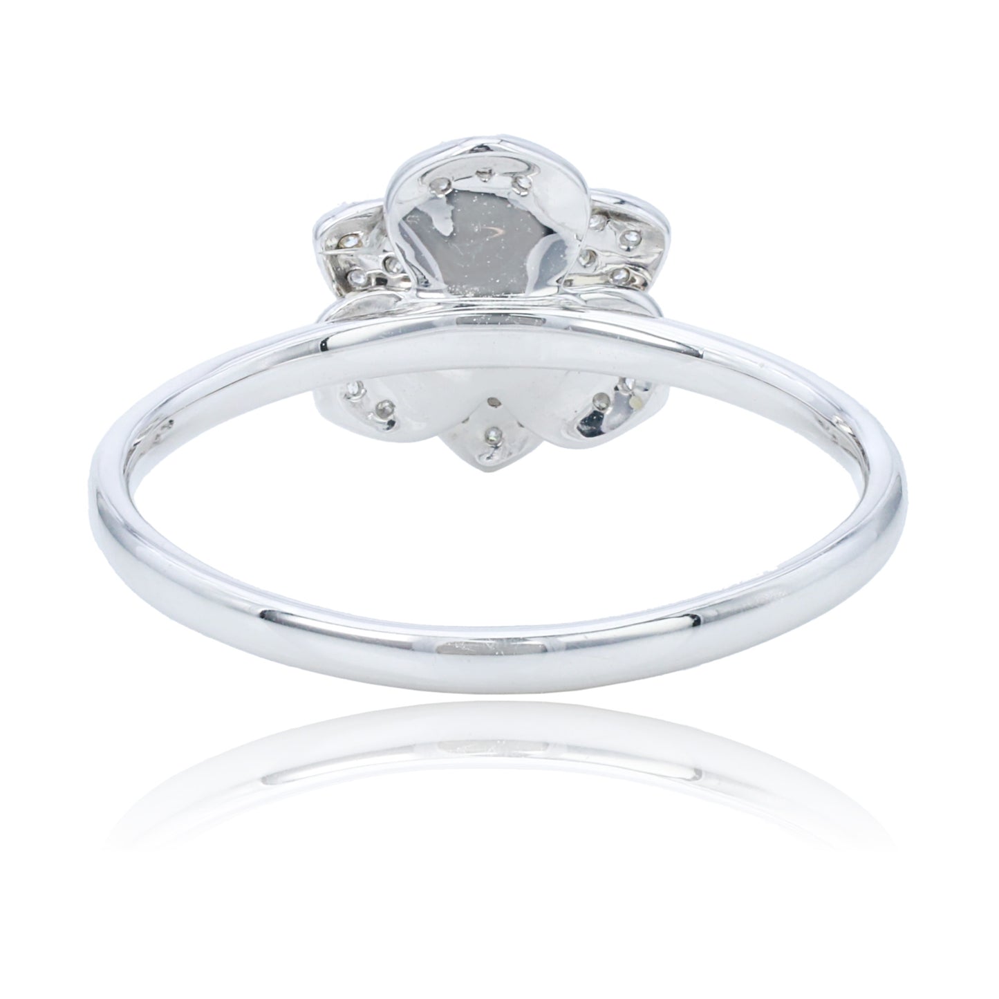 14k/18k white gold 0.16 ctw vs h diamond ring