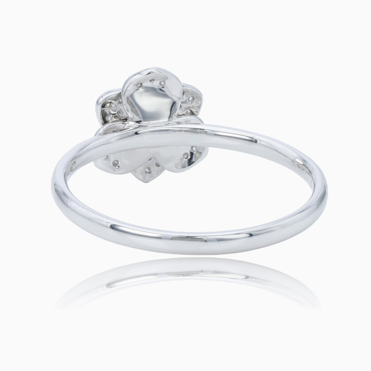 14k/18k white gold 0.16 ctw vs h diamond ring