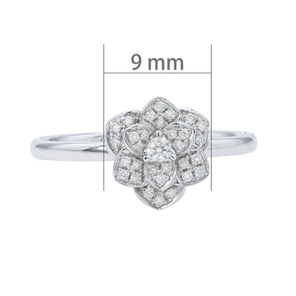 14K/18K WHITE GOLD 0.16 CTW VS H DIAMOND RING