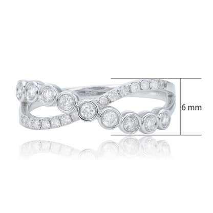 14K/18K WHITE GOLD 0.29 CTW VS H DIAMOND RING