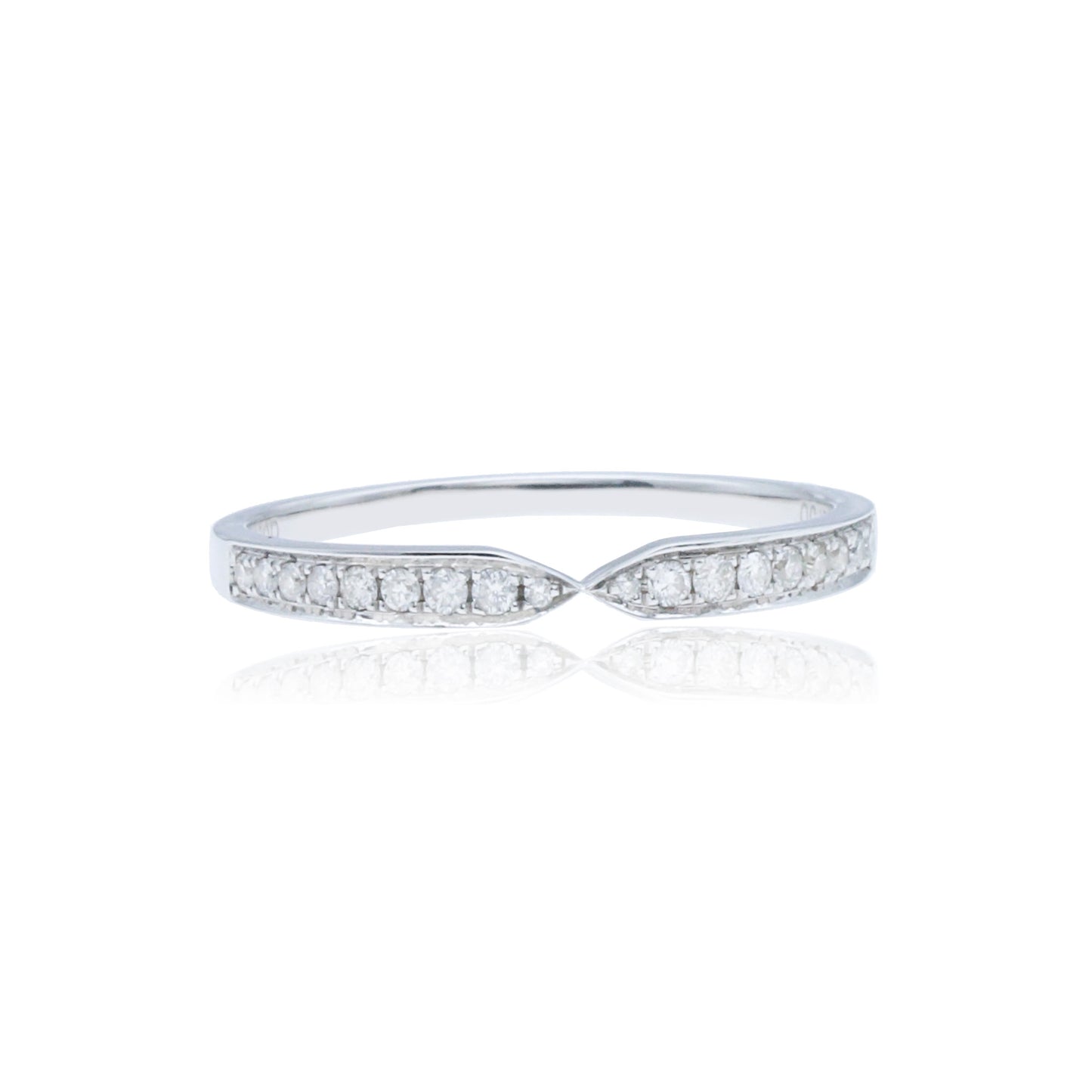 14k/18k white gold 0.12 ctw vs h diamond ring