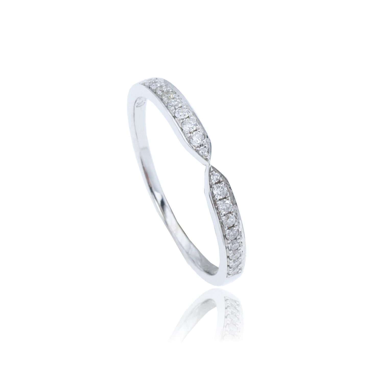 14k/18k white gold 0.12 ctw vs h diamond ring