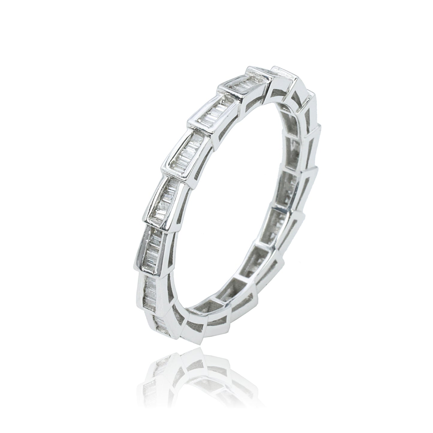 14k/18k white gold 0.27 ctw vs h diamond ring