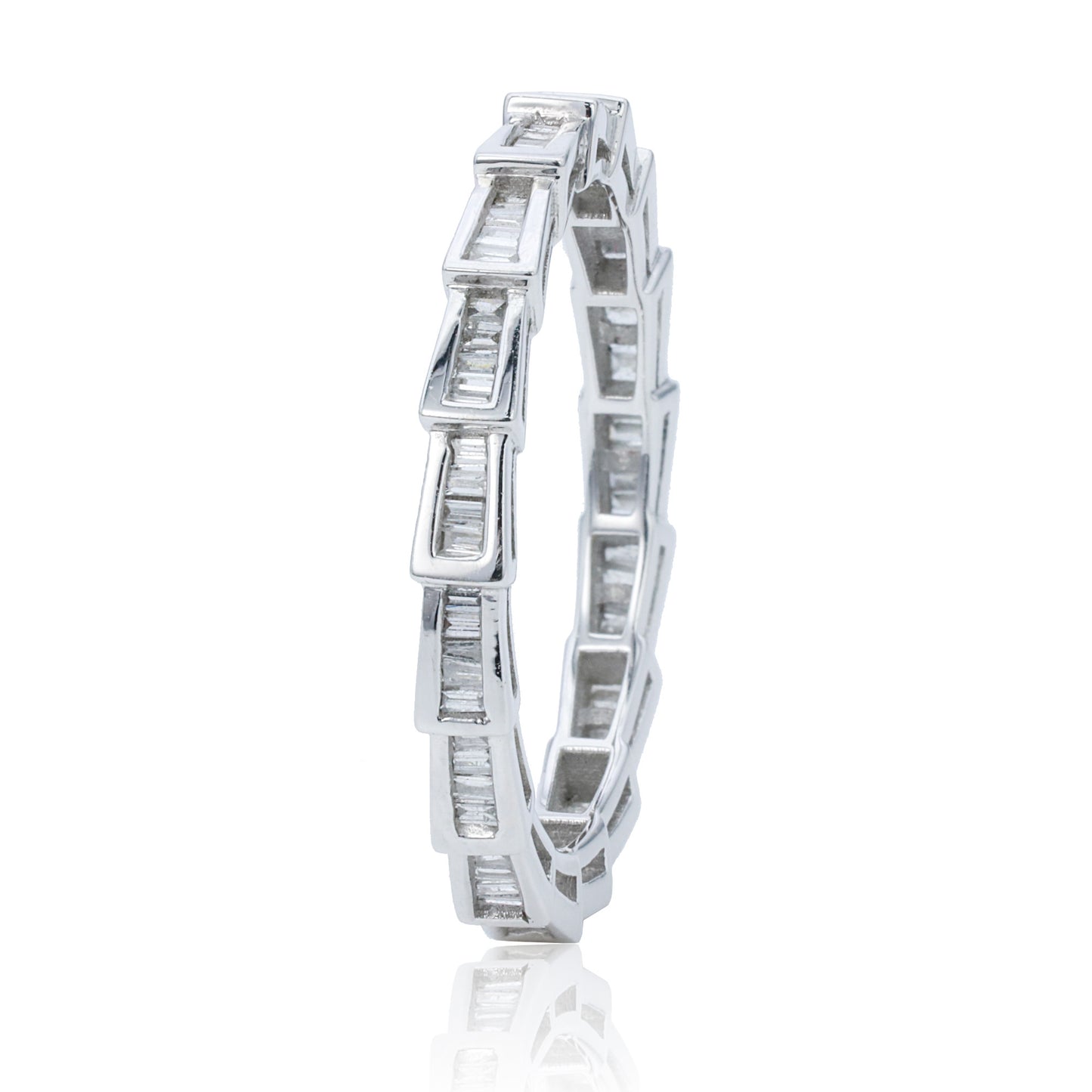 14k/18k white gold 0.27 ctw vs h diamond ring