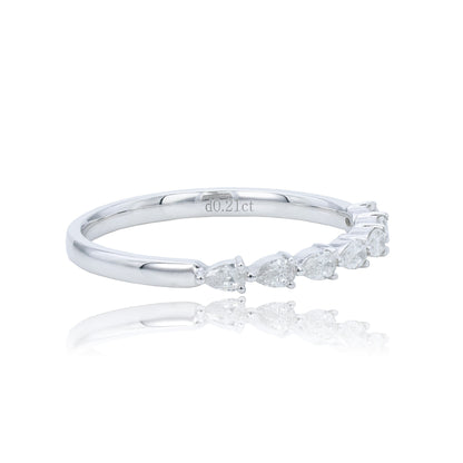 14K/18K WHITE GOLD 0.21 CTW VS H DIAMOND RING