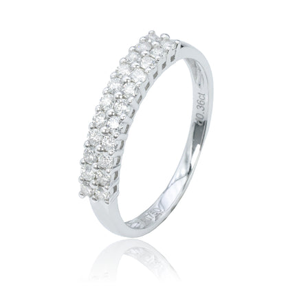 14K/18K WHITE GOLD 0.36 CTW VS H DIAMOND RING