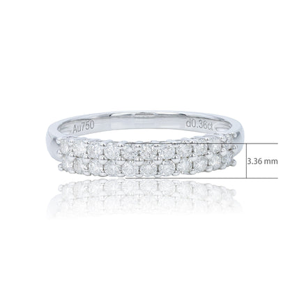 14K/18K WHITE GOLD 0.36 CTW VS H DIAMOND RING