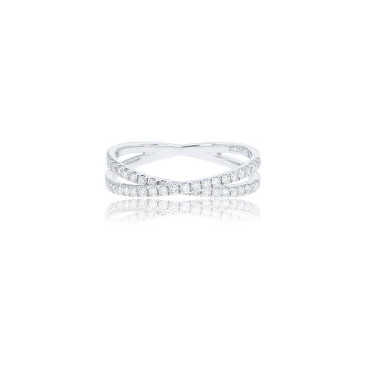 14K/18K WHITE GOLD 0.31 CTW H VS DIAMOND RING