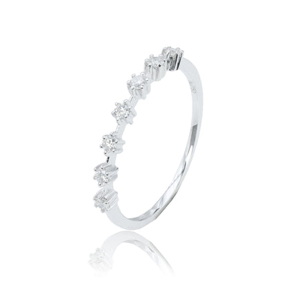 14K/18K WHITE GOLD 0.18 CTW H VS DIAMOND RING