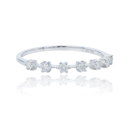 14K/18K WHITE GOLD 0.18 CTW H VS DIAMOND RING