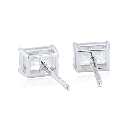 9K/14K/18K WHITE GOLD 0.64 CTW LAB GROWN H VS DIAMOND EARRINGS