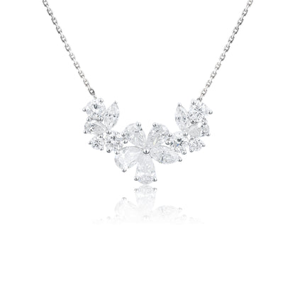 9K/14K/18K WHITE GOLD 1.56 CTW LAB GROWN H-VS DIAMOND NECKLACE