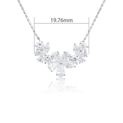 9K/14K/18K WHITE GOLD 1.56 CTW LAB GROWN H-VS DIAMOND NECKLACE