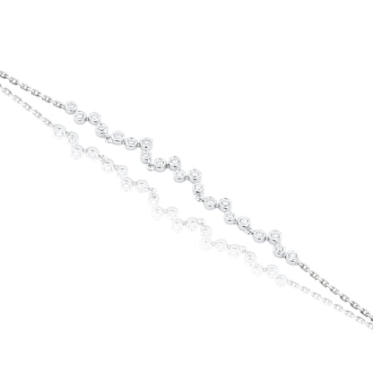 9K/14K/18K WHITE GOLD 0.22 CTW LAB GROWN H-VS DIAMOND NECKLACE