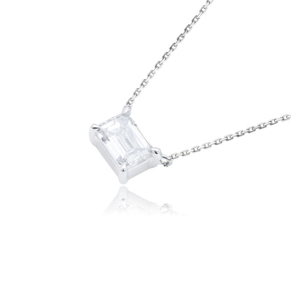 9K/14K/18K WHITE GOLD 0.51 CTW LAB GROWN H VS DIAMOND NECKLACE