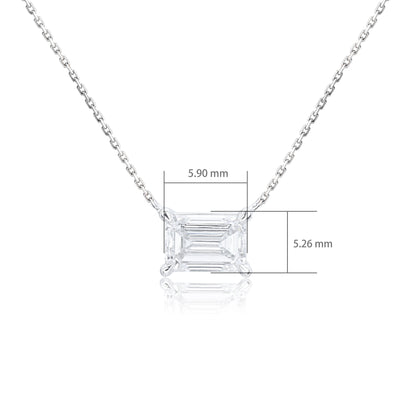 9K/14K/18K WHITE GOLD 0.51 CTW LAB GROWN H VS DIAMOND NECKLACE