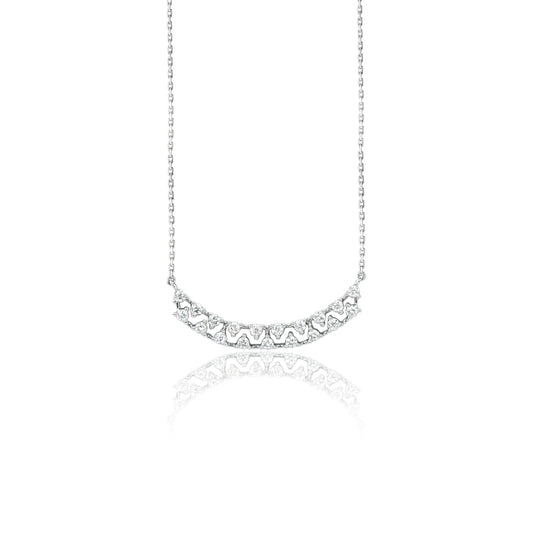 14K/18K WHITE GOLD 0.28 CTW H VS DIAMOND NECKALCE