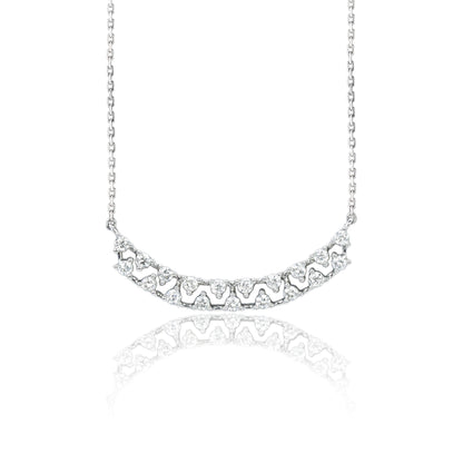 14K/18K WHITE GOLD 0.28 CTW H VS DIAMOND NECKALCE