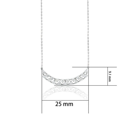 14K/18K WHITE GOLD 0.28 CTW H VS DIAMOND NECKALCE